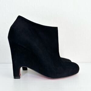 NEW CHRISTIAN LOUBOUTIN Morphing Women's Black Ankle Boots Size 37